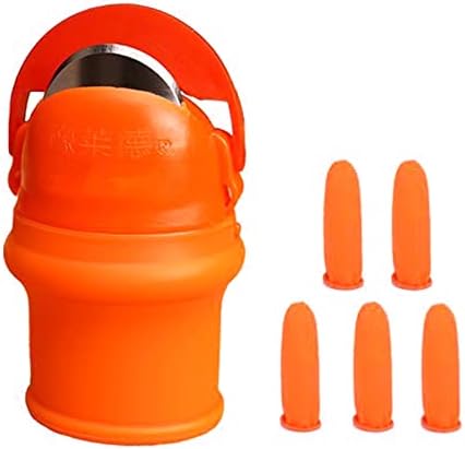 fanelod Outil de Jardinage au Pouce Orange - Protecteur de Coupe de Doigt - Mise à Niveau des Outils de Pouce en Silicone de Jardinage-récolte des Outils de Jardinage pour la Coupe des Avis, Fiche Technique et Prix au Maroc