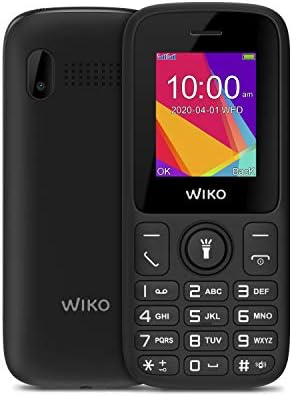 Wiko F100 Téléphone portable débloqué 2G (Ecran: 1,8 pouces - Batterie 800 mAh - Double mini-SIM) Black Fiche Technique et Prix au Maroc