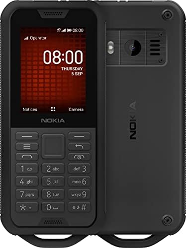 Nokia 800 Tough 6,1 cm (2.4") 161 g Noir Appareil-Photo de téléphone Fiche Technique et Prix au Maroc