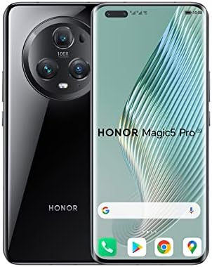 HONOR Magic5 Pro Smartphone 5G, 12+512 Go, Écran Incurvé AMOLED 6,81" HDR 120 Hz, Triple Caméra 50 MP Falcon Capture, Qualcomm Snapdragon 8 Gen 2, 5100 mAh, IP68, Double SIM, Android 13, Noir Fiche Technique et Prix au Maroc