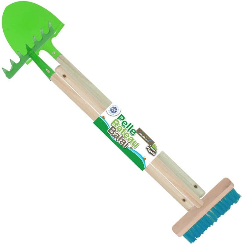 Planète Plante - Set De 3 Outils De Jardinage pour Enfant - Outils de Jardinage - 170510 - Métal - Jardin - Nature - Plante - Fleurs - Jeu pour Enfant - À Partir de 3 Ans Avis, Fiche Technique et Prix au Maroc