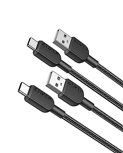 Anker Lot de 2 câbles USB C, 0,9 m, câble de charge USB A vers USB C, câble de charge USB A vers type C, charge rapide pour Samsung Galaxy Note 10 Note 9/S10+ S10, LG V30 (USB 2.0, noir) Fiche Technique et Prix au Maroc