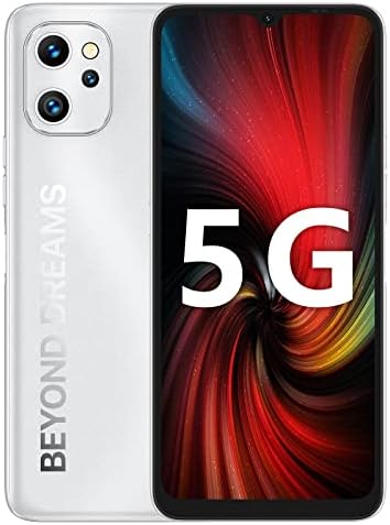 UMIDIGI F3 5G Telephone Pas Cher,Android 12 Go Smartphone Pas Cher, 8GB+128GB Telephone Portable,Caméra AI 48MP,Écran 6.7 HD+Mobile Phone Débloqué,5150mAh Akku,Octa Core/Dual SIM/NFC/OTG (Argent) Fiche Technique et Prix au Maroc