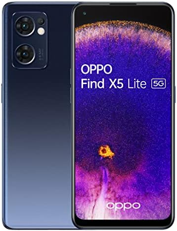 OPPO Find X5 Lite - Smartphone 256GB, 8GB RAM, Dual Sim, Black Fiche Technique et Prix au Maroc