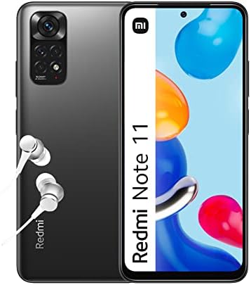 Xiaomi Redmi Note 11 - Smartphone 4+128GB, Écran 6.43” 90Hz FHD+ Amoled Dotdisplay, Snapdragon 680, Quadruple caméra IA 50MP, 5000mAh, Gris Graphite avec Alexa mains-libres Fiche Technique et Prix au Maroc