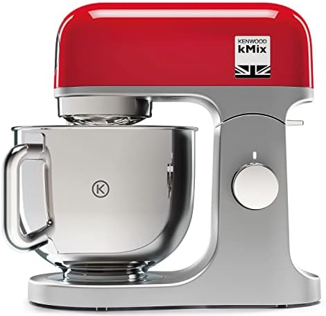 Kenwood KMX750AR Pétrisseur planétaire Kitchen Machine kMix Robot de cuisine Mixer, 1000 W, 5 litres, acier, plastique, rouge Avis, Fiche Technique et Prix au Maroc