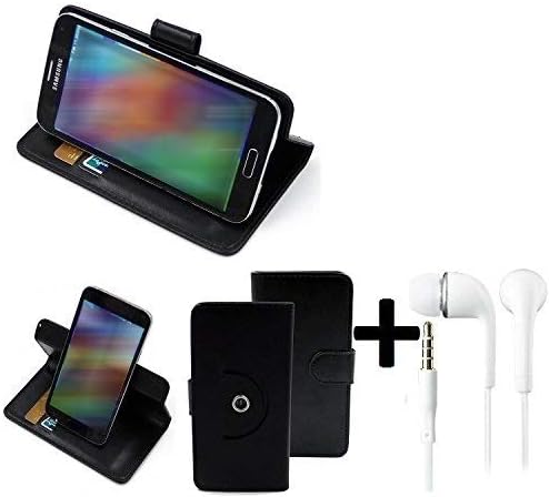 K-S-Trade Compatible avec Haier Alpha A5 Housse Protection 360° Sacoche Couvercle Étui Cover De Smartphone Noir + Écouteurs Fonction Stand Case Wallet BookStyle Fiche Technique et Prix au Maroc