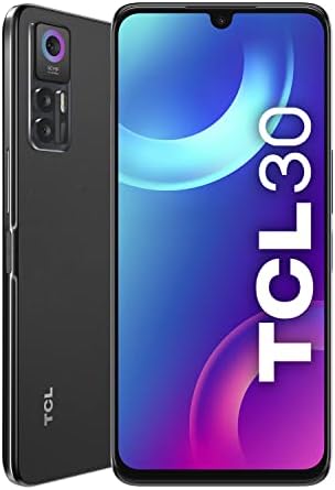 TCL 30 - Smartphone 128GB, 4GB RAM, Dual Sim, Techno Black Fiche Technique et Prix au Maroc