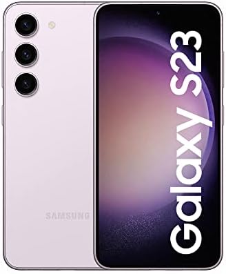 Samsung Galaxy S23 Smartphone Android 5G, 128 Go, Chargeur Secteur Rapide 25W Inclus [Exclusivité Amazon], Smartphone déverrouillé, Lavande, Version FR Fiche Technique et Prix au Maroc
