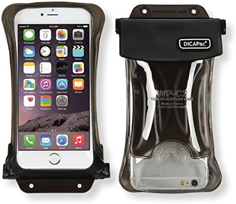 DiCAPac Pochette étanche pour téléphone Portable Convenant pour InnJoo Fire4 - Housse de Protection pour Smartphone avec Sangle de Transport et airbag - Noir Fiche Technique et Prix au Maroc