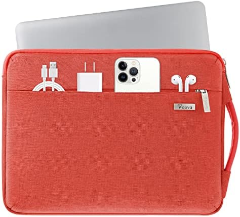 Voova Housse Ordinateur 15.6 16 Pouces (37×25,5×2,5CM) Pochette Ordinateur, Protection 360°Housse PC avec Poignée pour Macbook Pro 16 Acer ConceptD 16 Lenovo 16 Inspiron 16 Ideapad 15.6, Rouge Fiche Technique et Prix au Maroc