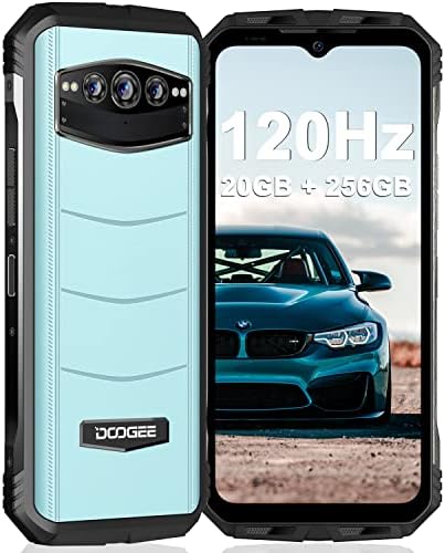 DOOGEE S100 [2023] Téléphone Portable Incassable 6.58'' FHD+120Hz, 20GB+256GB Batterie 10800mAh 108MP Triple Caméra+ 20MP, Android 12 Smartphone Incassable, Helio G99 NFC/OTG Fiche Technique et Prix au Maroc