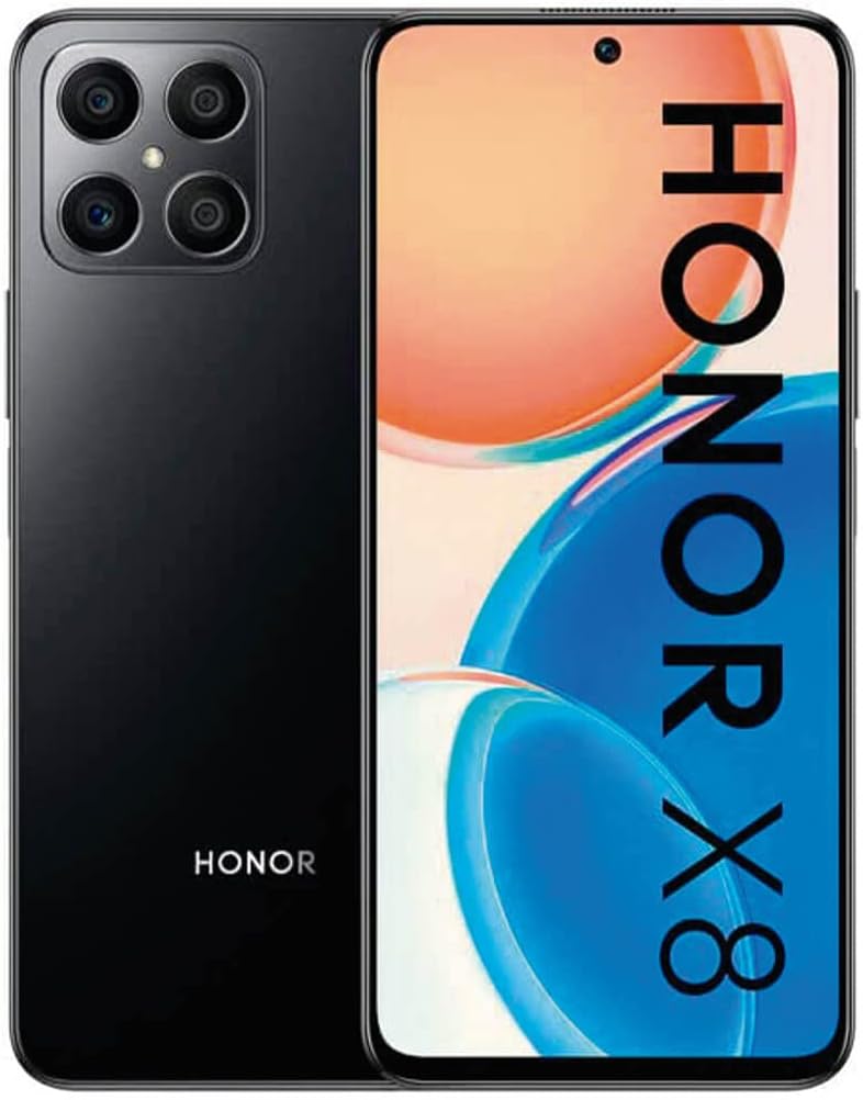 HONOR X8 Smartphone, 6+128GB Cellulaire, écran LCD 6,7" à 90 Hz, Appareil Photo Professionnel 64 MP, Batterie de 4000 mAh, Recharge Rapide, NFC Double Carte SIM GMS Fiche Technique et Prix au Maroc