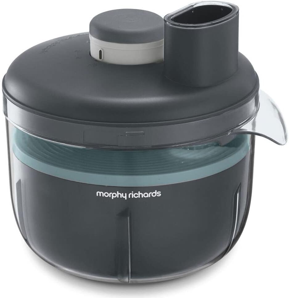 Morphy Richards Prepstar 401014 Robot de cuisine compact sans BPA 4 l Capacité 1,6 l 6 positions Gris Avis, Fiche Technique et Prix au Maroc