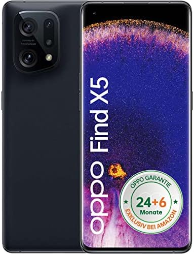 OPPO Find X5 5G - Smartphone 256GB, 8GB RAM, Dual Sim, Black (Reconditionné) Fiche Technique et Prix au Maroc