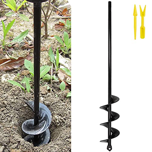 SYITCUN Foret hélicoïdal de Jardinage - 4x42cm- pour perceuse sans Fil - avec Arbre Robuste - Idéal pour Installer des Plantes,Cultiver des oignons, de Pot de Fleurs et Creuser des Trous Avis, Fiche Technique et Prix au Maroc