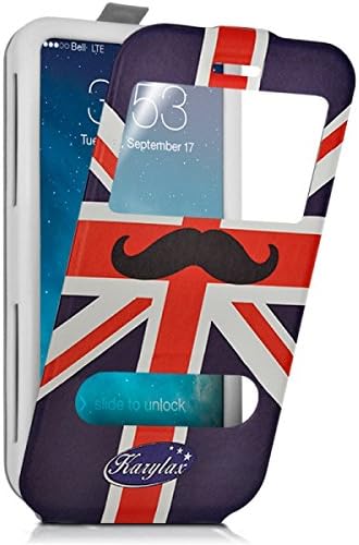 Seluxion - Etui Coque Silicone S-View Universel M Motif KJ22 pour Smartphone Haier Voyage G30 Fiche Technique et Prix au Maroc