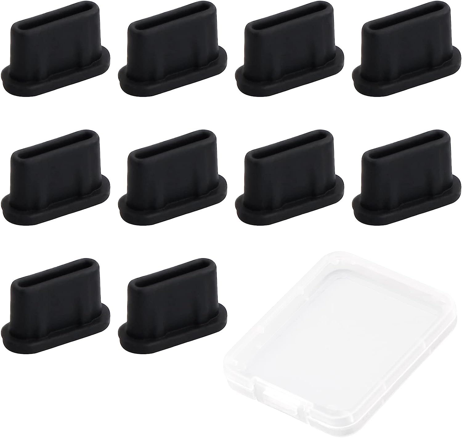 Laughhe 10 Pièces Bouchons de Poussière USB C, USB C Dust Plug Type-C Housse Anti-Poussière, Bouchons Anti-poussière en Silicone USB Port de Charge Protecteur pour Téléphones et Tablettes Type-C Fiche Technique et Prix au Maroc