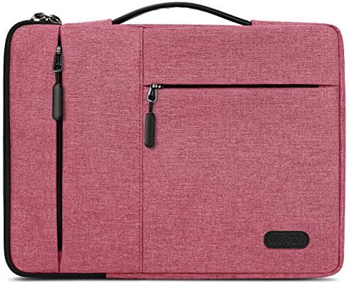 Lubardy Housse Ordinateur Portable 15-15.6 Pouces Antichoc Étanche Sacoche Protection Pochette Ordinateur PC Portable Compatible Macbook Pro 15.6 Pouces, HP, Dell, Samsung, Etc. Rose Rouge Fiche Technique et Prix au Maroc