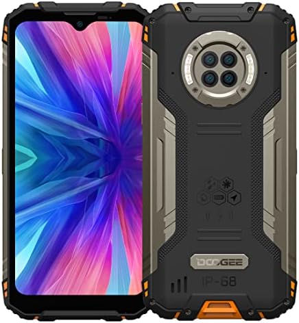 DOOGEE Smartphone Incassable IR Vision Nocturne S96 GT, Helio G95 8Go+256Go, Caméra Quatre 48MP(Caméra Frontale 32MP), 6,22'' IP68 Téléphone Débloqué Robuste, 6350mAh (Charge sans Fil) GPS NFC Orange Fiche Technique et Prix au Maroc