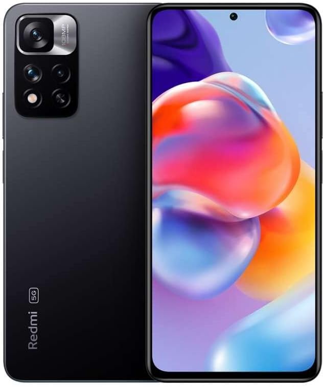 Xiaomi Redmi Note 11 Pro+ 5G Smartphone, Hyper Charge 120W, caméra arrière 108MP, Display FHD+ AMOLED 120Hz, 4500mAh, MTK Dimensity 920, 6+128 Gris graphite [Version internationale] Fiche Technique et Prix au Maroc