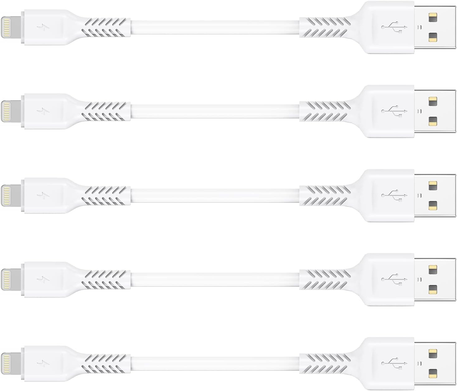 Câble de Recharge iPhone Court de 0,1 m, 5Pack Câble USB A vers Lightning de 10 cm Câble Original de Recharge Rapide pour iPhone compatible avec Apple iPhone 13 12 11 Pro Max Xs Xr X 8 7 6 Plus SE Fiche Technique et Prix au Maroc