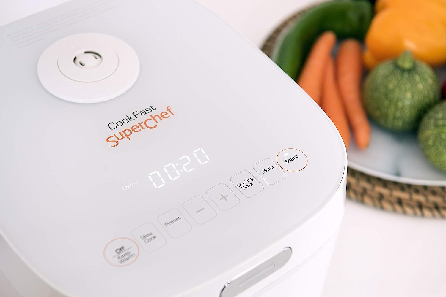 Superchef Robot de cuisine intelligent CF104 CookFast, 9 fonctions de cuisson, programmable, 4 litres, cuisson homogène intelligente. Avis, Fiche Technique et Prix au Maroc