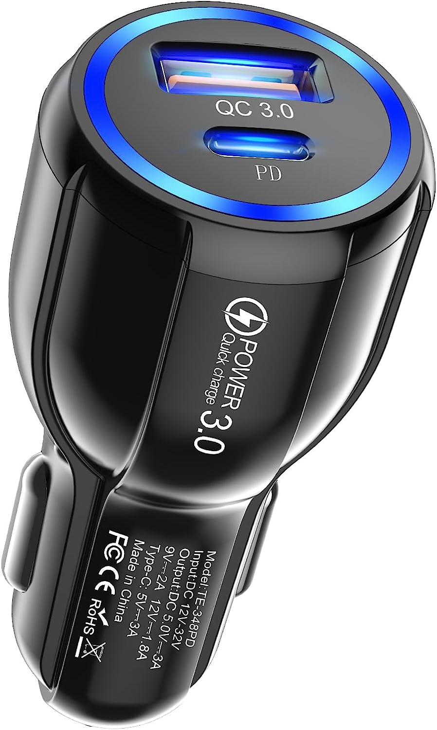 HORJOR Allume Cigare USB Chargeur Voiture USB C Adaptateur Prise Alumencigare USB A PD QC 3.0 Charge Rapide Compatible avec iPhone, Samsung Galaxy, Huawei, Xiaomi, Tablet Fiche Technique et Prix au Maroc