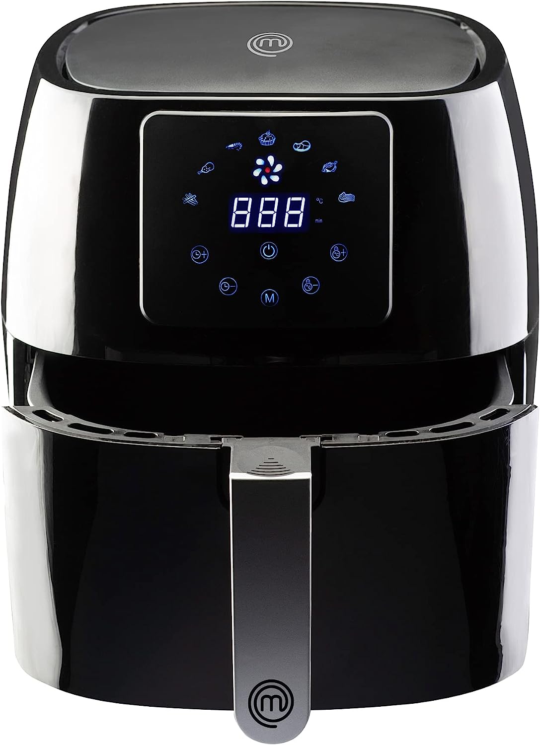 MasterChef Heißluftfritteuse 4,5L Airfryer 1600W, Fritteuse Heissluft ohne Fett für 2-4 Personen, Heissluftfriteuse mit Digitales Touchscreen und 7 Programmen, Vorheizen & Warmhalten, 80-200°C Avis, Fiche Technique et Prix au Maroc