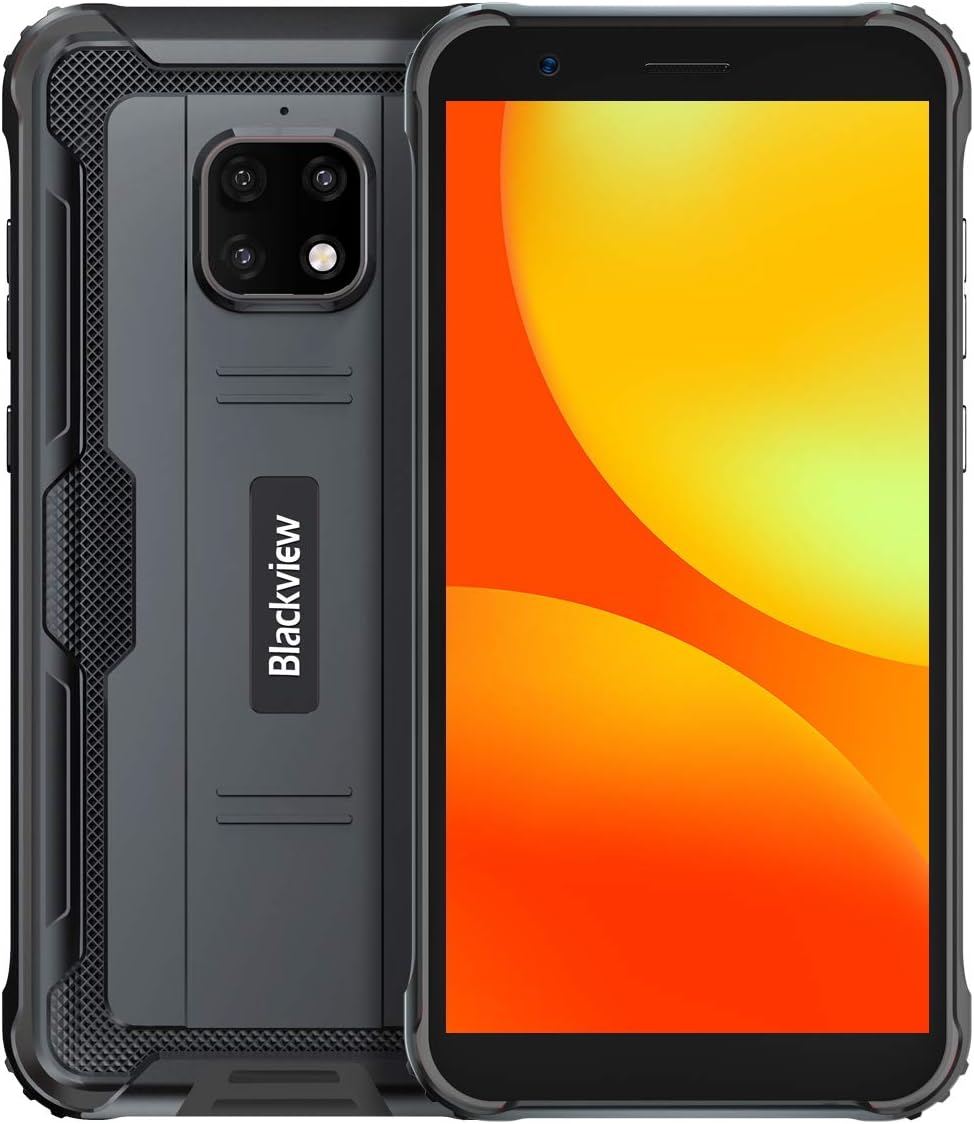 Blackview 【2021】 Téléphone Portable Incassable BV4900 Pro, IP68 Robuste Smartphone Débloqué Android 10, 4Go RAM 64Go ROM Extension 256Go, Caméra Étanche 5MP+13MP, NFC Dual SIM, Batterie 5580mAh Noir Fiche Technique et Prix au Maroc