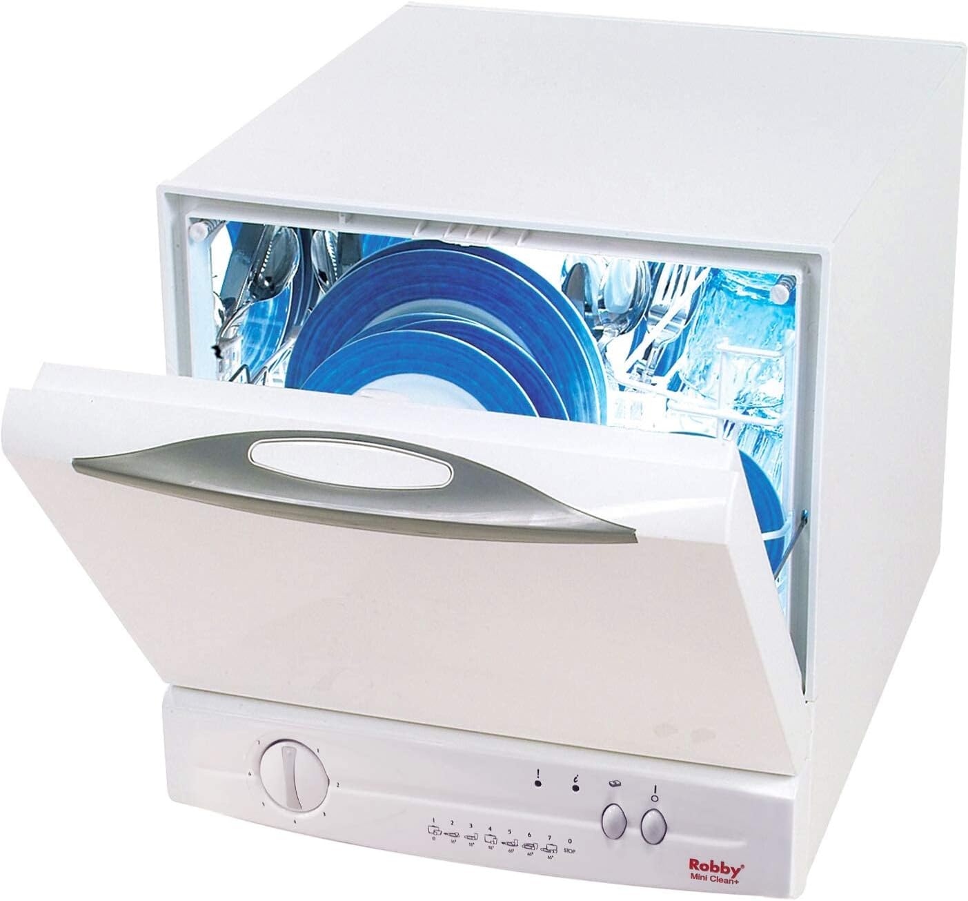 Robby - lave-vaisselle compact et rapide / 4 couverts / eco / pose-libre / 7 programmes mini clean + Avis, Fiche Technique et Prix au Maroc