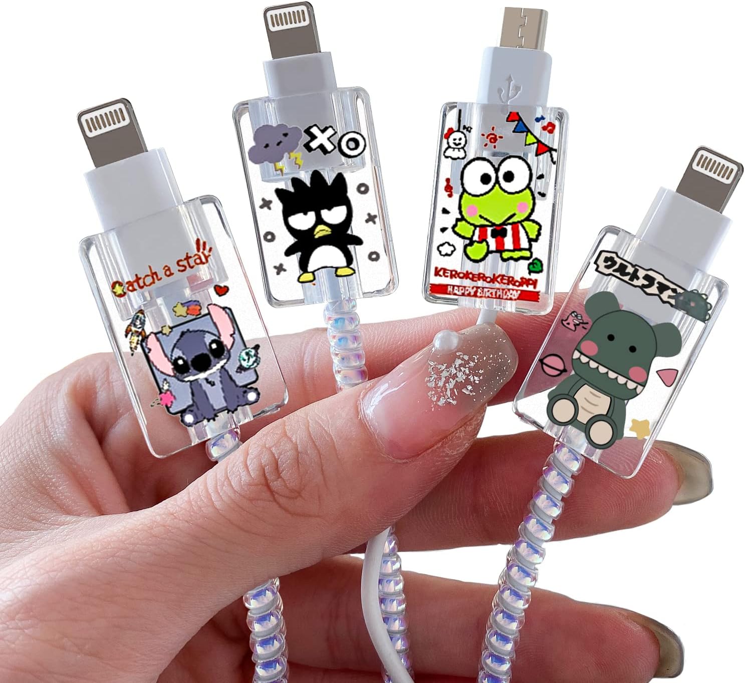 4 Pièces Protecteur de Câble de Chargement avec Anime Animaux, Protecteur de Câble Mignon pour Le Chargeur Type-c de l'iPhone, Protecteur de Câble Léger Fiche Technique et Prix au Maroc