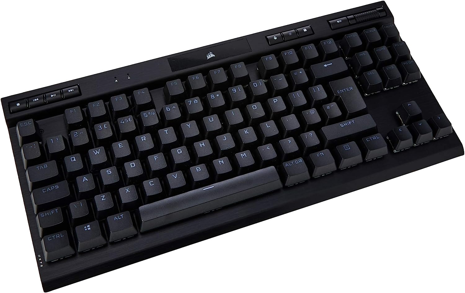 Corsair K70 RGB TKL Champion Series Tenkeyless Clavier de Jeu mécanique (Cherry MX Red Keyswitchs: linéaires et Lisses, Touches PBT Double Shot, rétroéclairage LED RVB par Touche) QWERTY Noir Fiche Technique et Prix au Maroc