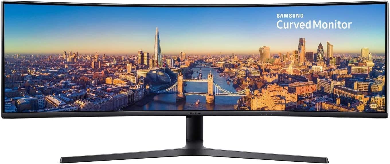 SAMSUNG C49J890, Ecran PC Gaming Incurvé 1800R, Ultra-Large, Dalle VA 49", Résolution Double Full HD (3,840 x 1,080), 144 Hz, 5ms, Noir Fiche Technique et Prix au Maroc