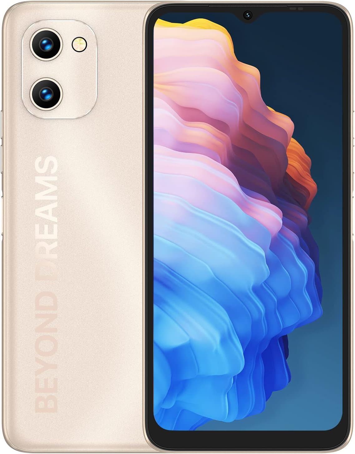 UMIDIGI C1 Telephone Portable 4G, Android 12 Go Smartphone Pas Cher Dual SIM 5150 mAh ave USB Type -C Écran 6.52" HD+32 Go (SD256 Go) Caméra 13MP Face ID/GPS Telephone Pas Cher Fiche Technique et Prix au Maroc