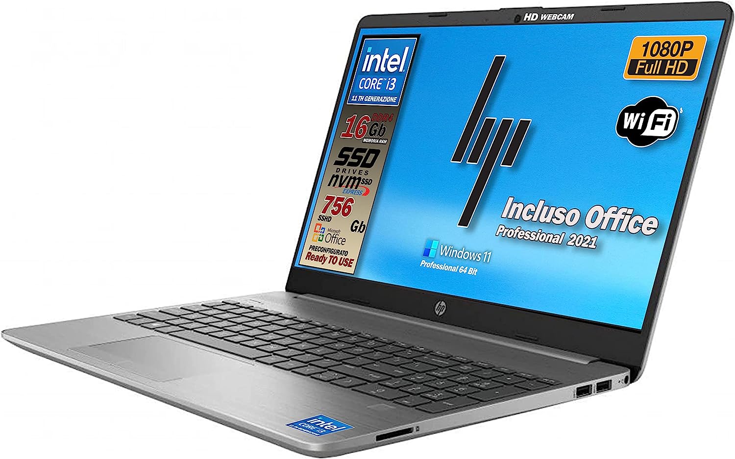 NB 17,3"" I5-1235U 16GB 512SSD W11P HP 470 G9 - 2 ANNI DI GARANZIA Fiche Technique et Prix au Maroc