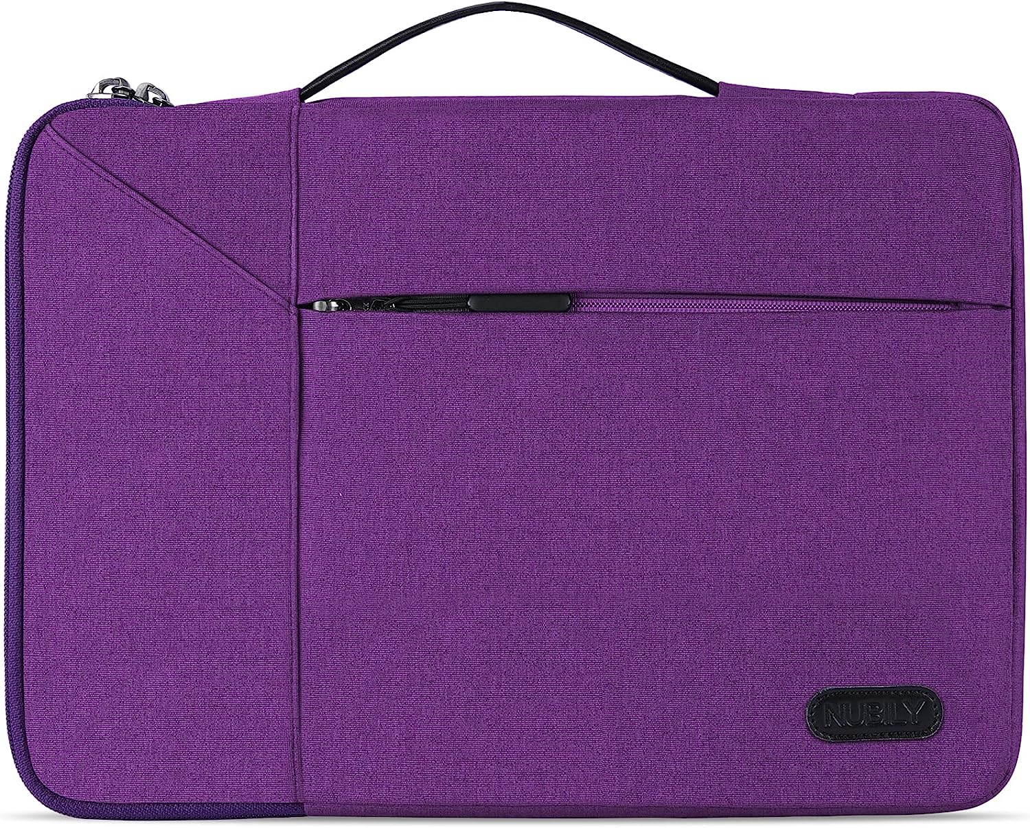 NUBILY Housse 15-15,6 Pouces Ordinateur Portable Compatible avec Chromebook Notebook Ultrabook Vivobook etc, Antichoc Imperméable Sacoche Serviette 15 Pouces, Violet Fiche Technique et Prix au Maroc