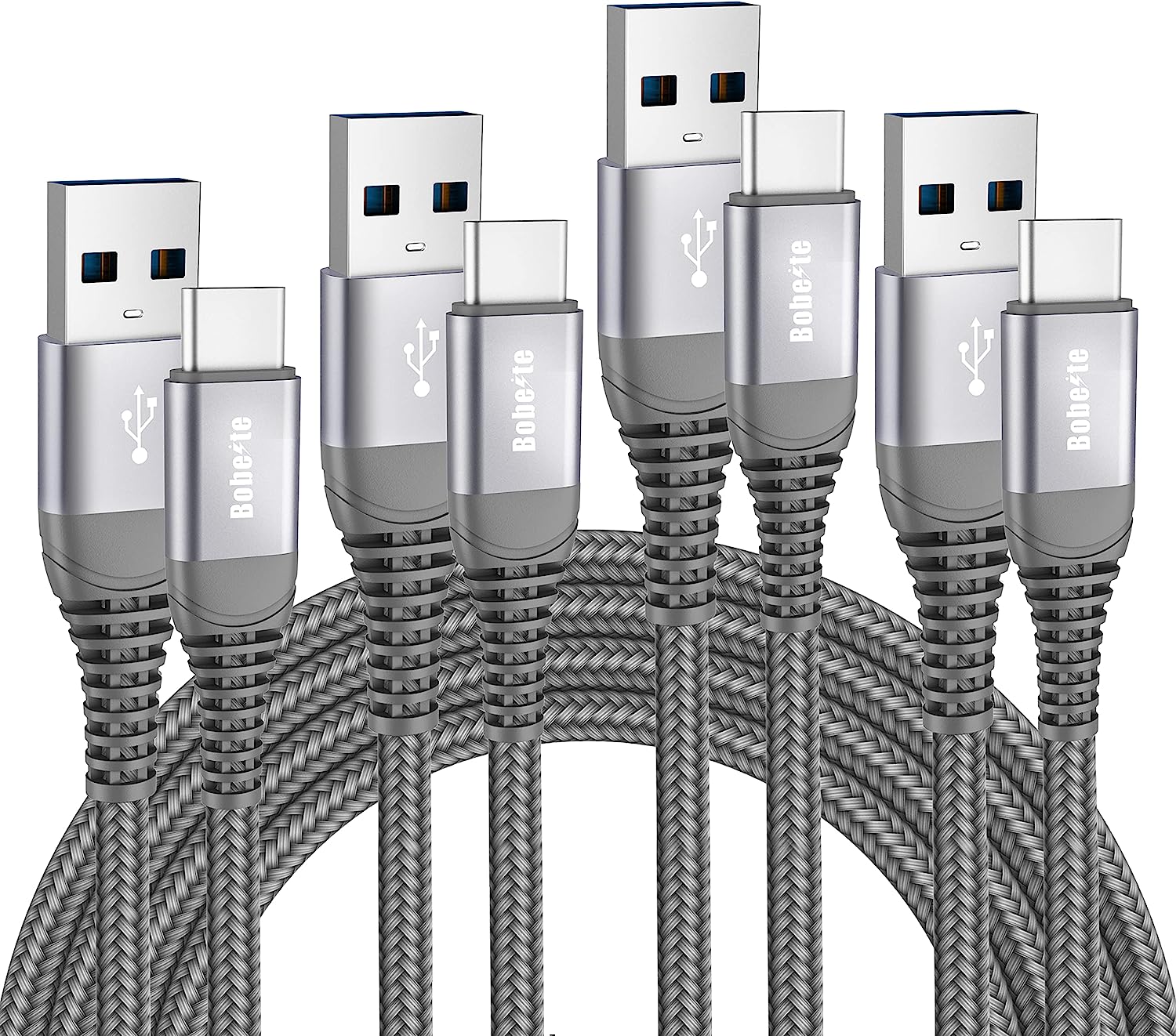 Câble USB C Charge Rapide [Lot de 4, 1M+2M+2M+3M],3A Chargeur Type C Connecteur pour Samsung Galaxy S22 S21 S20 Plus Ultra FE S10 S10E S9 S8 A50 A51 A20e,Note 10 9 8,Huawei P40 P30 P20,Redmi Note 10 Fiche Technique et Prix au Maroc