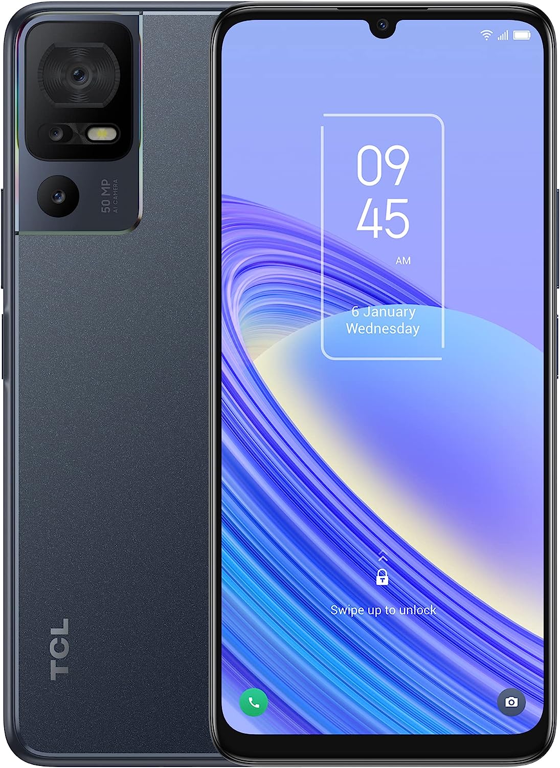 TCL 40SE Téléphone Portable 6 Go RAM 256 Go ROM, Smartphone Android 13, Écran 6.75", Double SIM, Caméra Triple 50MP, Téléphone Cellulaire NFC, 5010 mAh, avec Ecouteurs Filaires, sans Chargeur, Gris Fiche Technique et Prix au Maroc