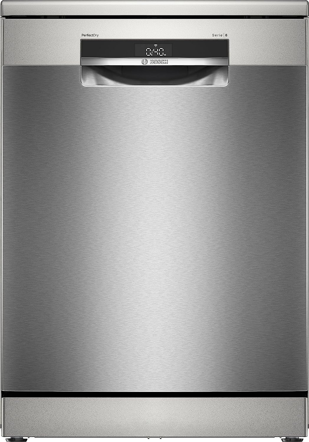 Bosch SMS6ZDI08E - Série 6 - Lave-vaisselle pose-libre - Home Connect - 13 couverts - Silence Plus 40 dB - Inox Avis, Fiche Technique et Prix au Maroc