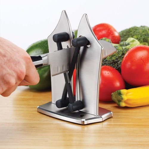 Aiguiseur de couteaux, Meuleuse pour tous les couteaux de cuisine, Professionnel et rapide
 Fiche Technique et Prix au Maroc