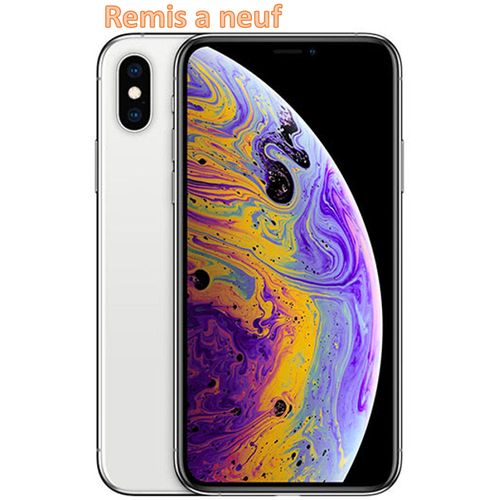 Apple iphone Xs Blanc - 4Go/64GO - Etat de batterie 94% - chargeur nn inclus - remis a neuf
 Fiche Technique et Prix au Maroc