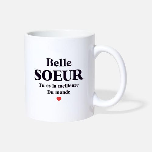 BELLE SŒUR, Tasse cadeau de café - Mug
 Fiche Technique et Prix au Maroc