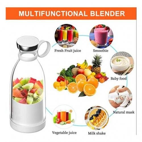 Blender Portable Smoothie Mixer Avec USB Chargement 420ml
 Fiche Technique et Prix au Maroc