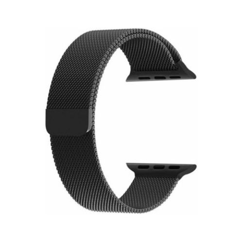 Bracelet Magnétique de Remplacement pour apple watch (Noir), Metal Acier inoxydable - 42/44mm
 Fiche Technique et Prix au Maroc