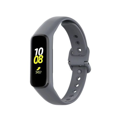 Bracelet de rechange Gris Foncé en Silicone souple pour Samsung Galaxy Fit 2 SM-R220
 Fiche Technique et Prix au Maroc
