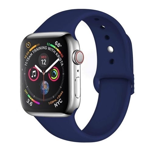 Bracelet pour Apple Watch en Silicone Bleu Pour Série 8 45 MM
 Fiche Technique et Prix au Maroc