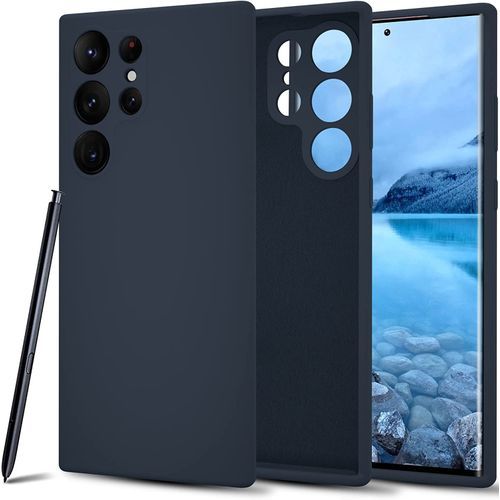 Case Coque pour Samsung S23 ultra Silicone Liquide Protection - Bleu
 Fiche Technique et Prix au Maroc