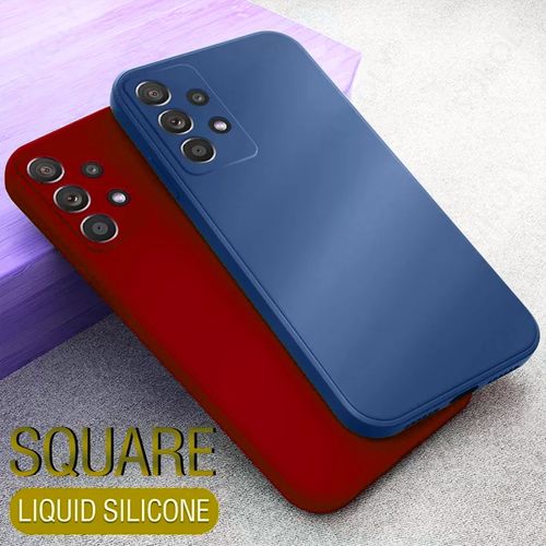 Case Pack 2 Pochette : pochette silicone souple Samsung A32s Bleu + pochette souple Samsung A32s Rouge
 Fiche Technique et Prix au Maroc