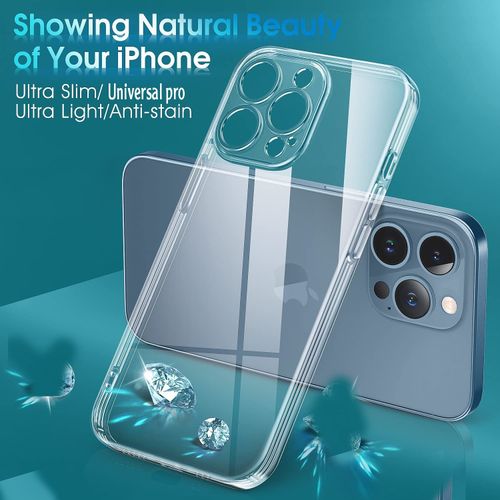 Case Pochette IPhone 14 pro Max Crystal Confortable Touche
 Fiche Technique et Prix au Maroc